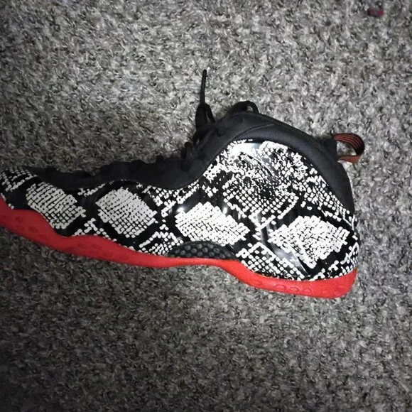 Nike Air snakeskin Foamposite-used size 15 - Picture 5 of 5